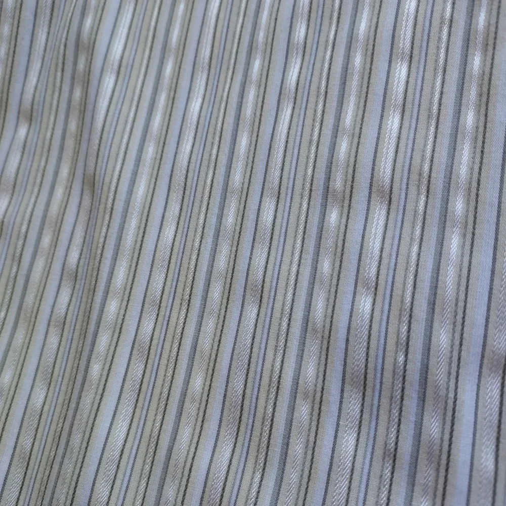 White Stag Shimmery Striped Blouse Academia Career Office Spring Med - Picture 3 of 7